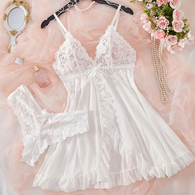 Aurora Lace Nightwear and Brief Set