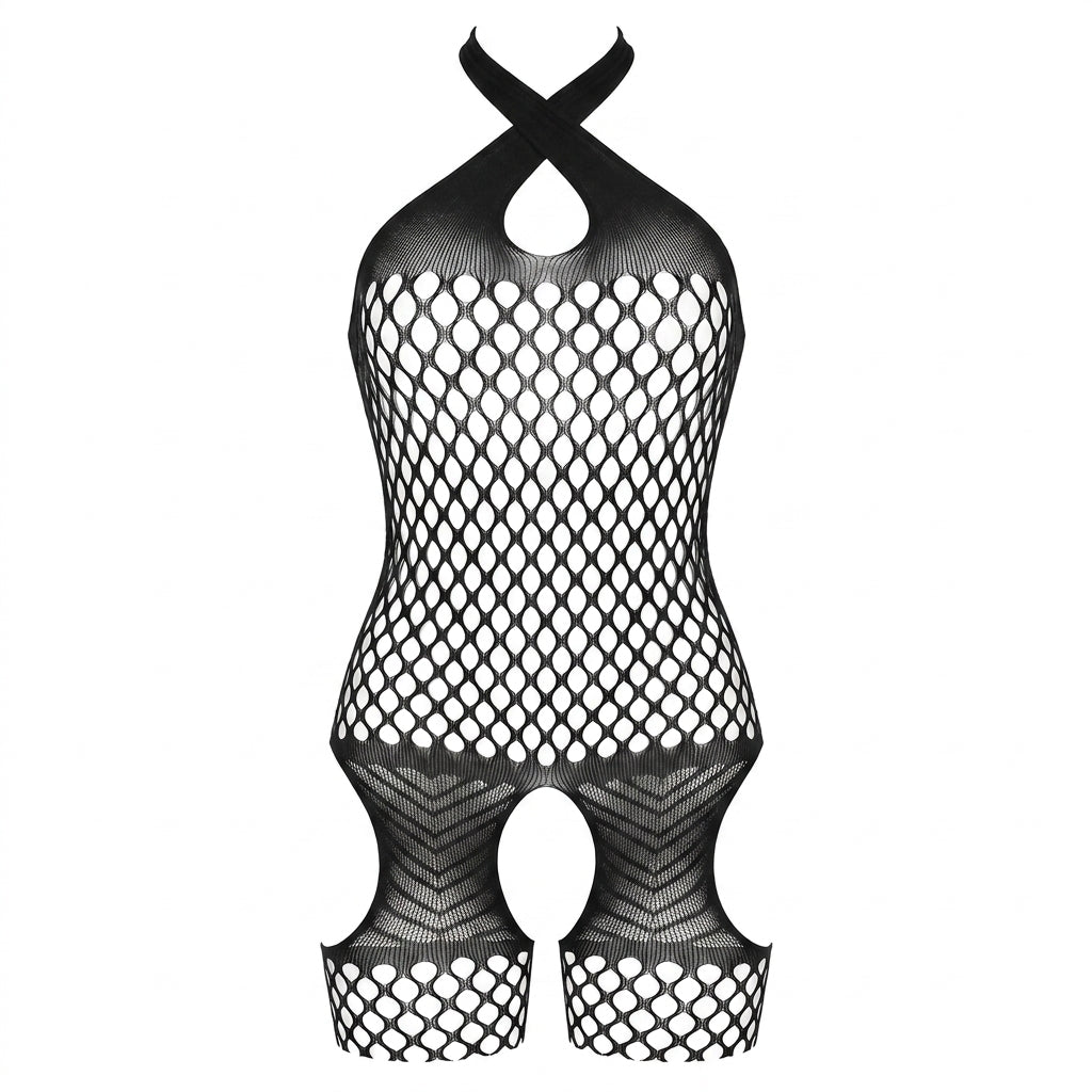 Daring Mesh Body Stocking Teddy Lingerie