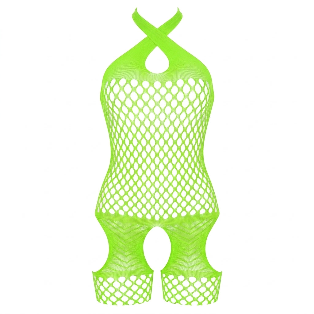 Daring Mesh Body Stocking Teddy Lingerie