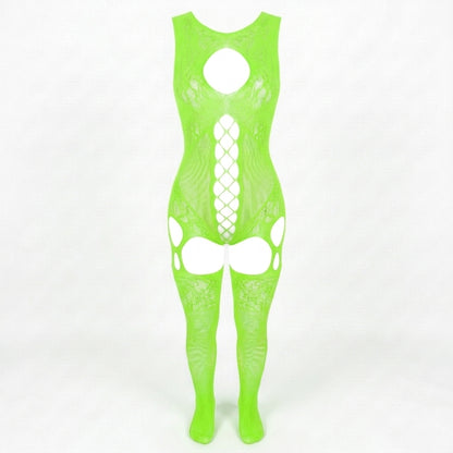 Sheer Fishnet Babydoll Bodysuit Set