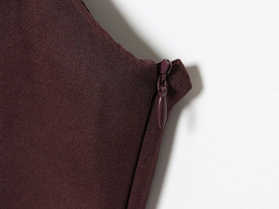 Square Neck Corset Style Draped Mini Dress