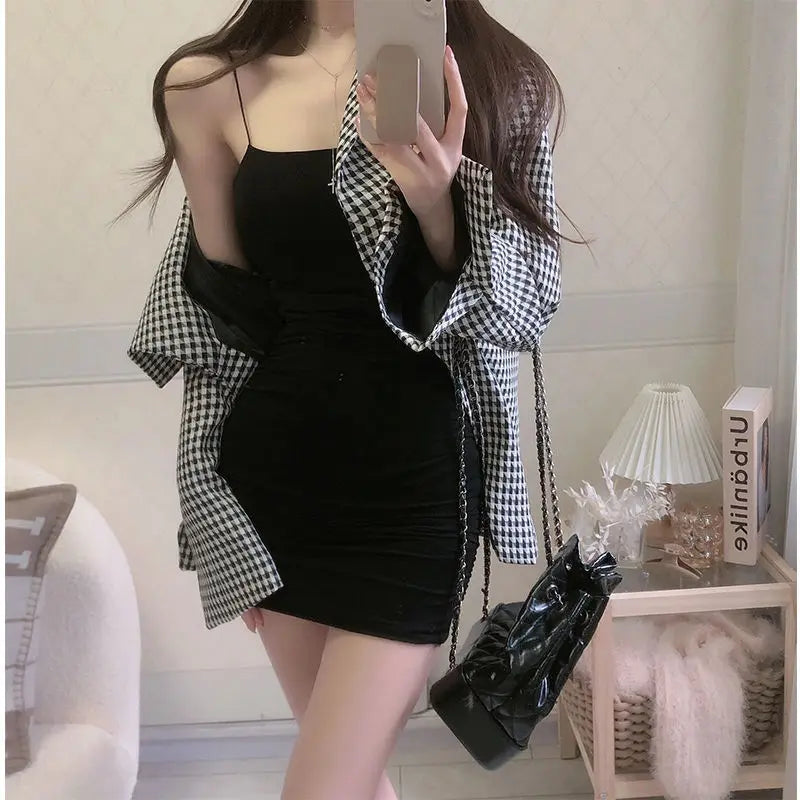 Spaghetti Strap Ruched Bodycon Mini Dress
