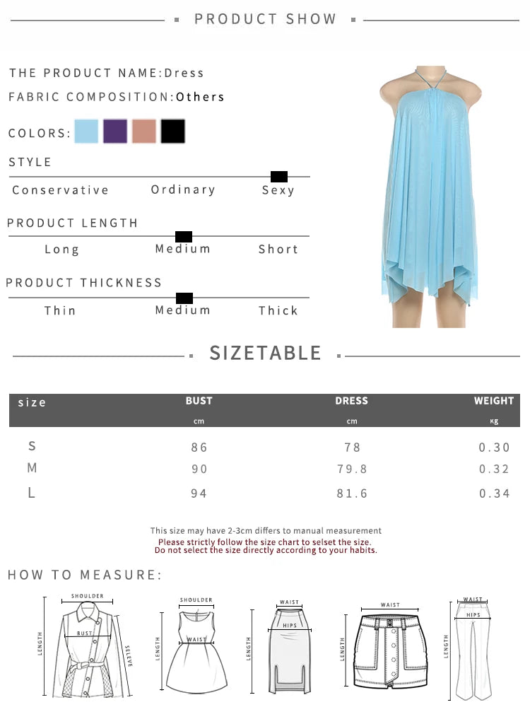 Halter TieRed Irregular Hem Dress