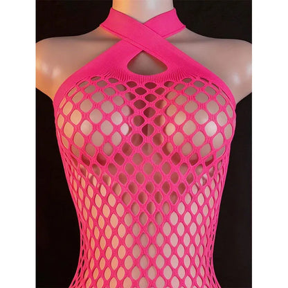 Daring Mesh Body Stocking Teddy Lingerie