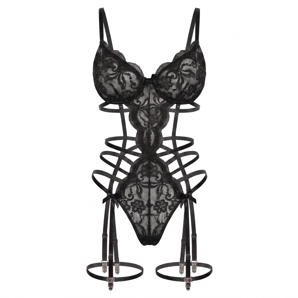 Seamless Lace Trim Bra and Panty Matching Lingerie Set