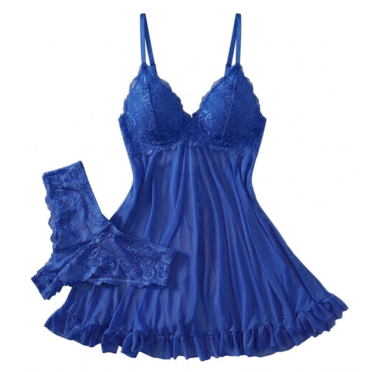 Aurora Lace Nightwear and Brief Set