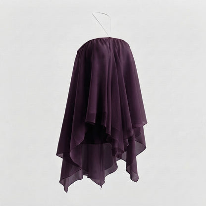 Halter Irregular Hem Dress