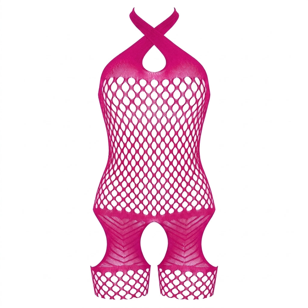 Daring Mesh Body Stocking Teddy Lingerie