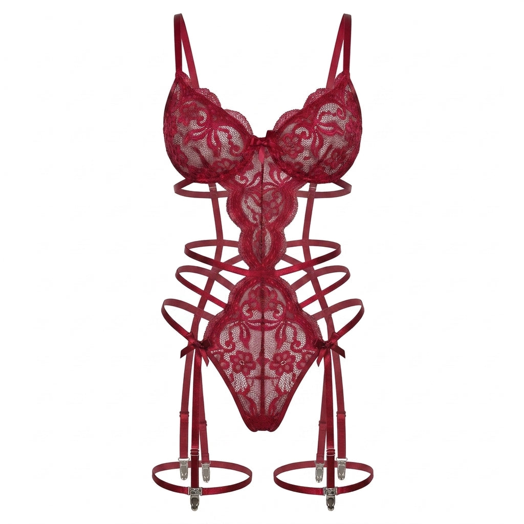 Seamless Lace Trim Bra and Panty Matching Lingerie Set