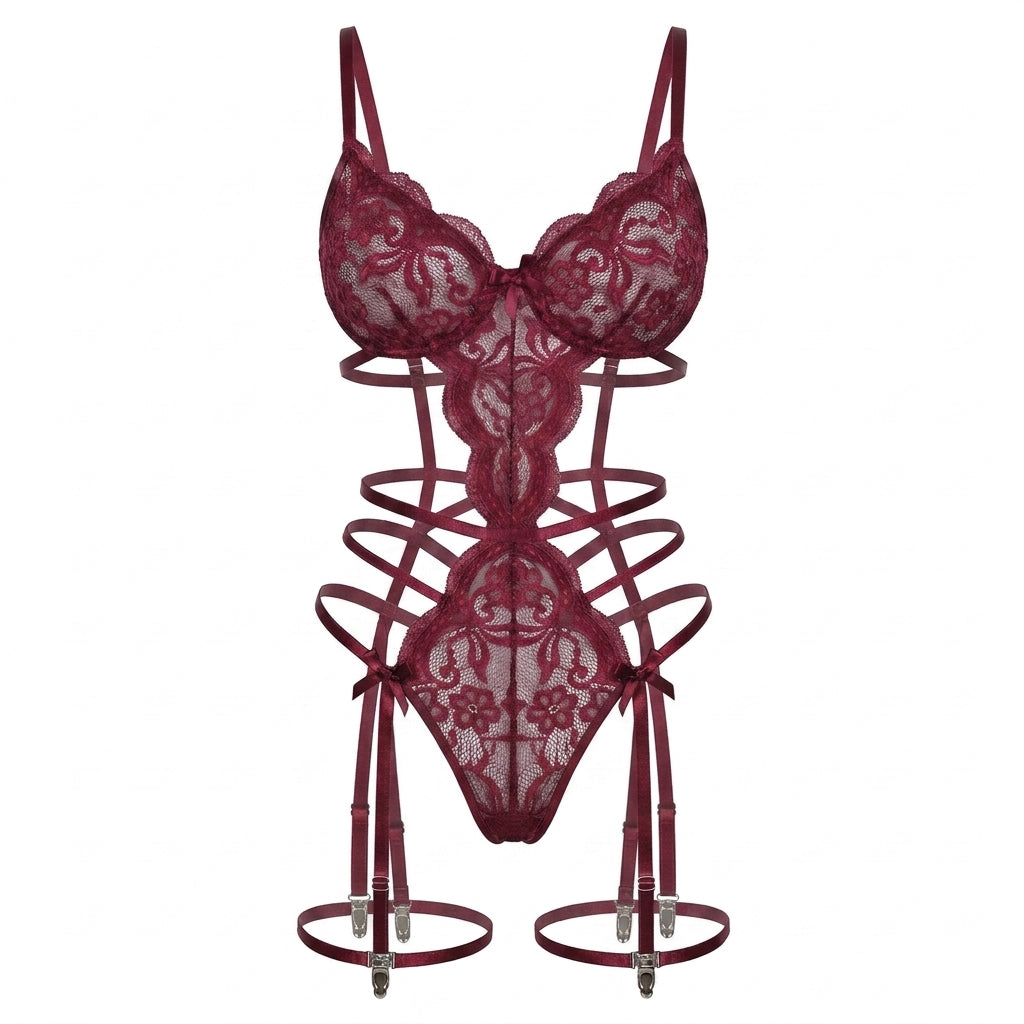 Seamless Lace Trim Bra and Panty Matching Lingerie Set